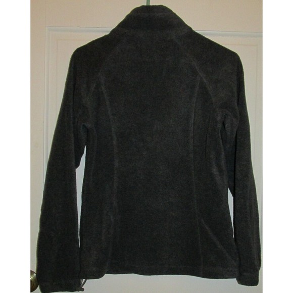 Columbia Women' Gray Full Zip Long Sleeve Zippered Pockets Fleece Jacket Size S - Picture 7 of 10